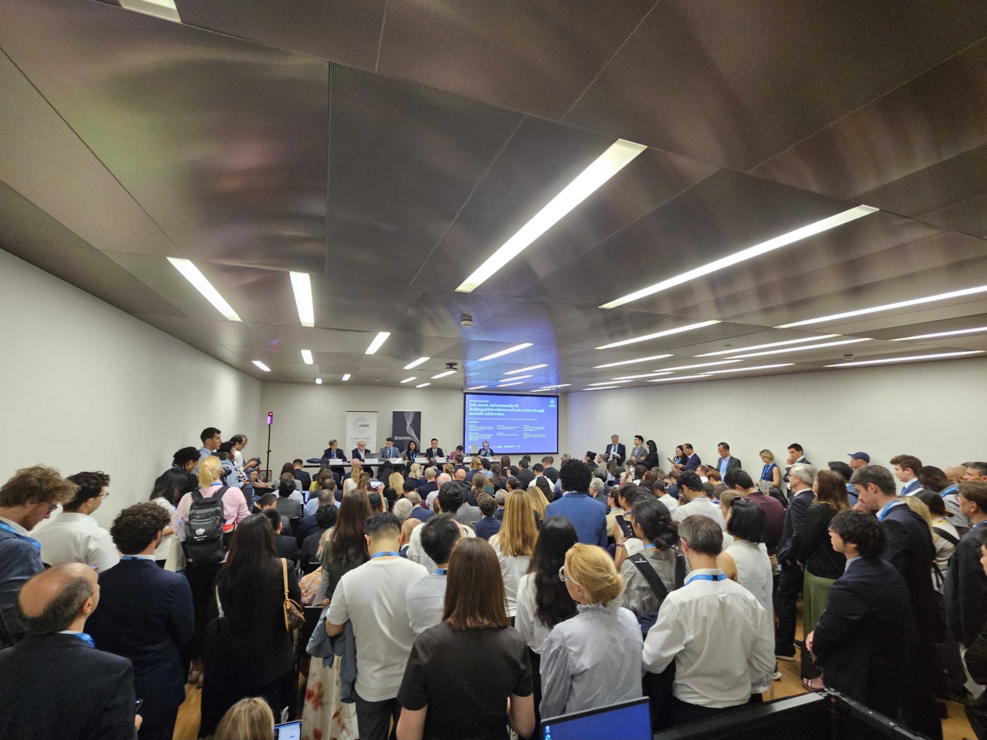 Photo from the side event on Trustworthy AI at the Global Dialogue on AI Governance
